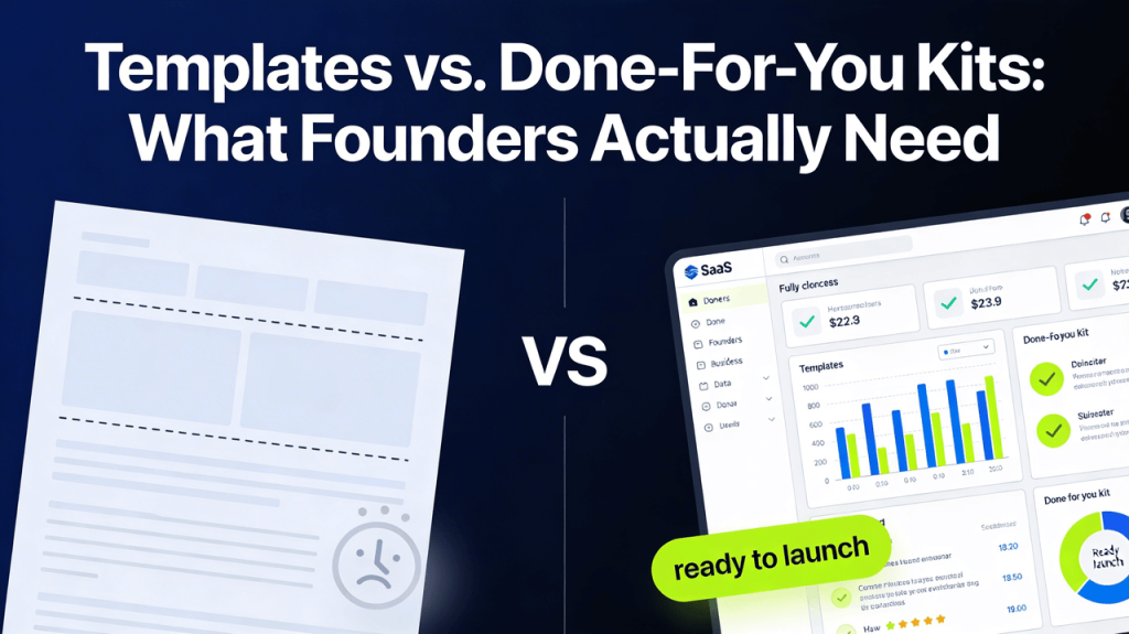 Templates vs. Done-For-You Kits