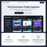 Screenshot Vault for Marketers and Founders